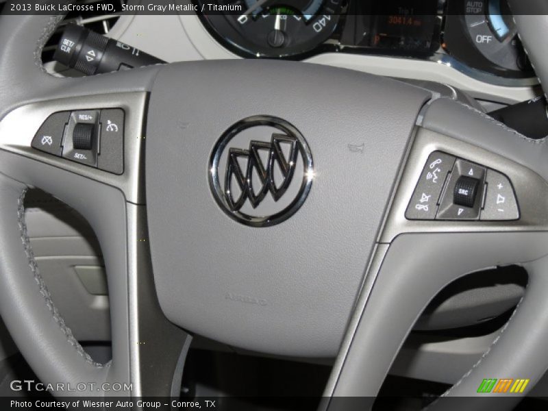 Storm Gray Metallic / Titanium 2013 Buick LaCrosse FWD