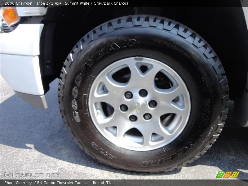 Summit White / Gray/Dark Charcoal 2006 Chevrolet Tahoe Z71 4x4