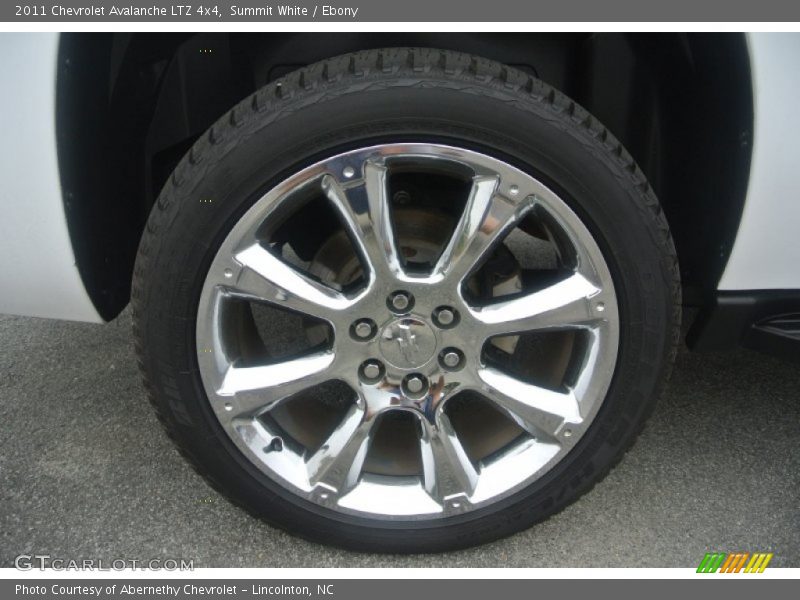 Summit White / Ebony 2011 Chevrolet Avalanche LTZ 4x4