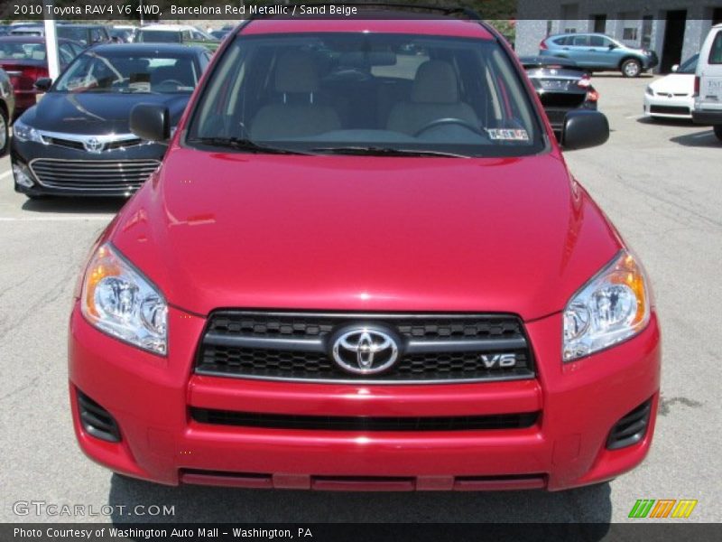 Barcelona Red Metallic / Sand Beige 2010 Toyota RAV4 V6 4WD