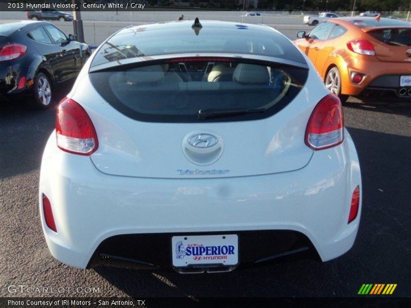 Century White / Gray 2013 Hyundai Veloster