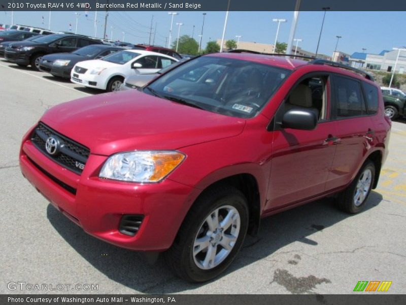 Barcelona Red Metallic / Sand Beige 2010 Toyota RAV4 V6 4WD