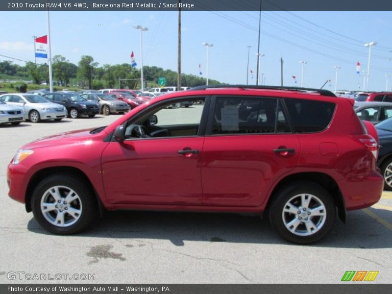 Barcelona Red Metallic / Sand Beige 2010 Toyota RAV4 V6 4WD