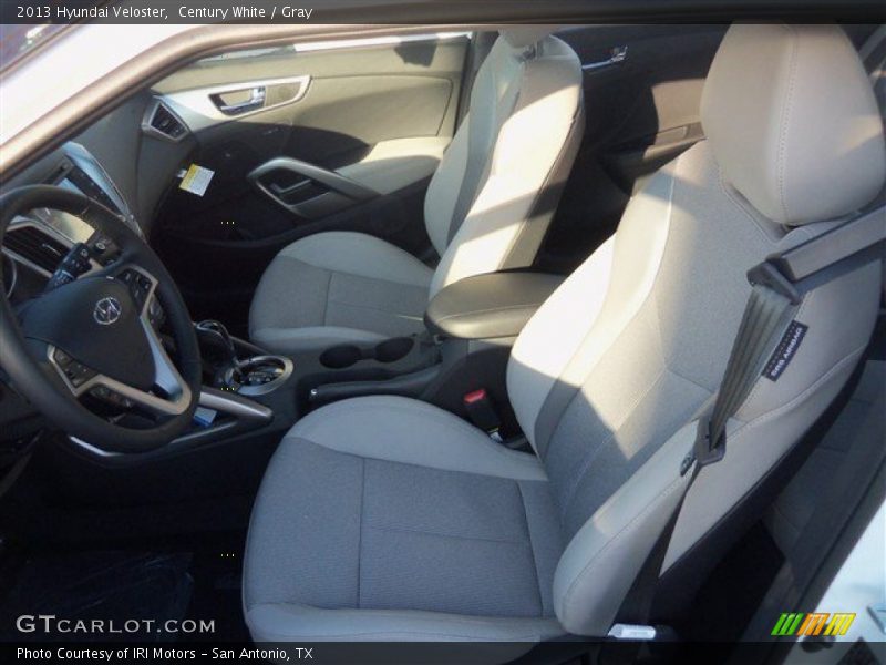 Century White / Gray 2013 Hyundai Veloster