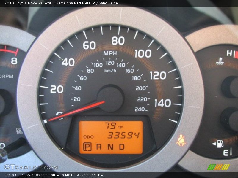 Barcelona Red Metallic / Sand Beige 2010 Toyota RAV4 V6 4WD