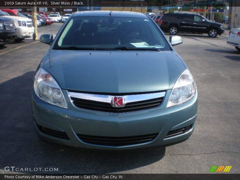 Silver Moss / Black 2009 Saturn Aura XR V6