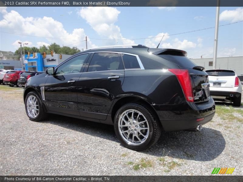 Black Ice Metallic / Ebony/Ebony 2013 Cadillac SRX Performance FWD