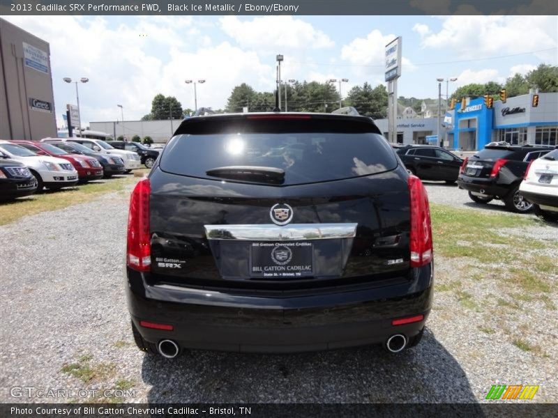 Black Ice Metallic / Ebony/Ebony 2013 Cadillac SRX Performance FWD