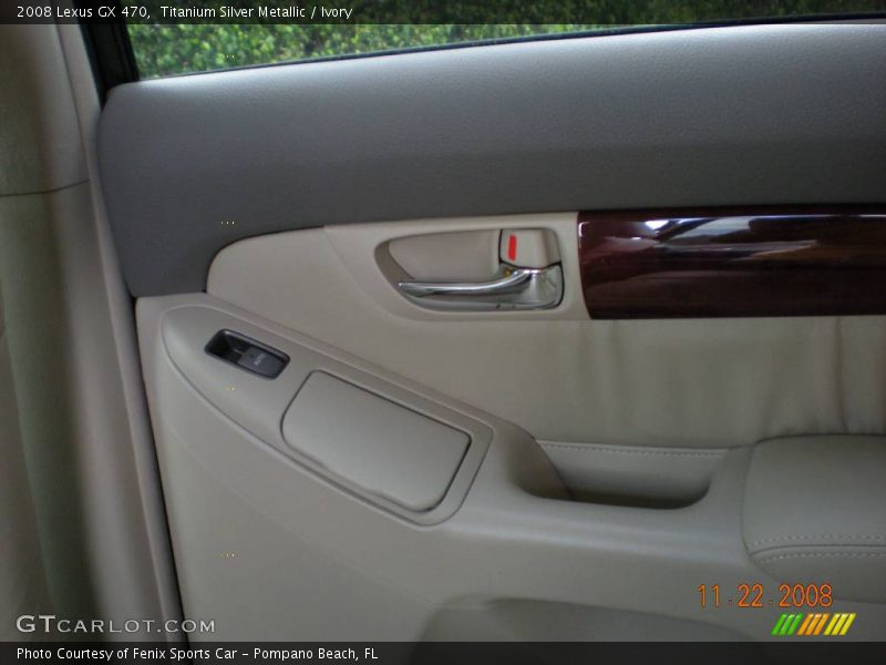 Titanium Silver Metallic / Ivory 2008 Lexus GX 470