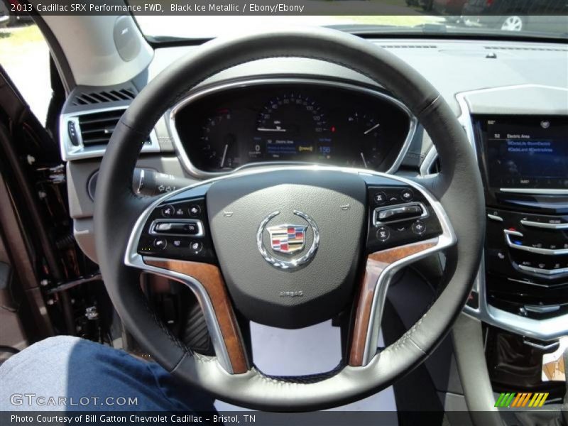 Black Ice Metallic / Ebony/Ebony 2013 Cadillac SRX Performance FWD