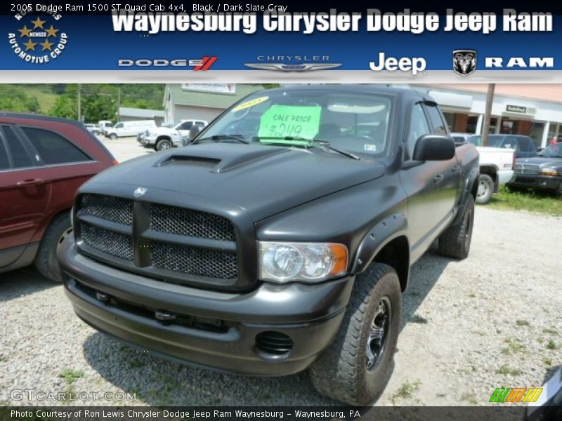 Black / Dark Slate Gray 2005 Dodge Ram 1500 ST Quad Cab 4x4
