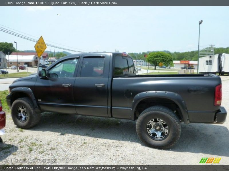 Black / Dark Slate Gray 2005 Dodge Ram 1500 ST Quad Cab 4x4