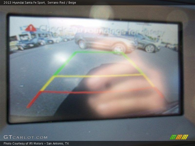 Serrano Red / Beige 2013 Hyundai Santa Fe Sport