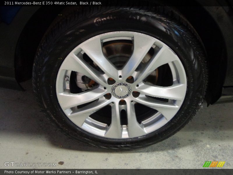 Black / Black 2011 Mercedes-Benz E 350 4Matic Sedan