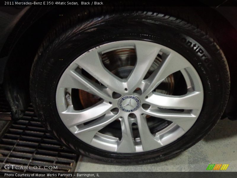 Black / Black 2011 Mercedes-Benz E 350 4Matic Sedan