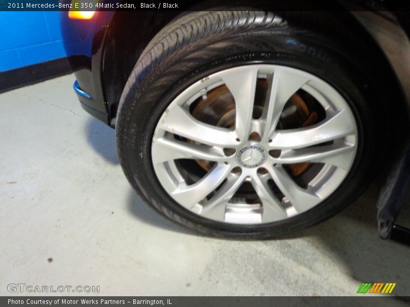 Black / Black 2011 Mercedes-Benz E 350 4Matic Sedan