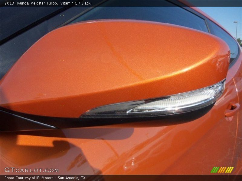 Vitamin C / Black 2013 Hyundai Veloster Turbo
