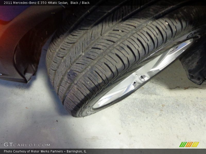 Black / Black 2011 Mercedes-Benz E 350 4Matic Sedan
