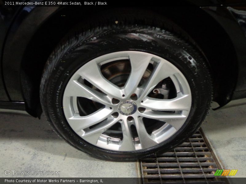 Black / Black 2011 Mercedes-Benz E 350 4Matic Sedan