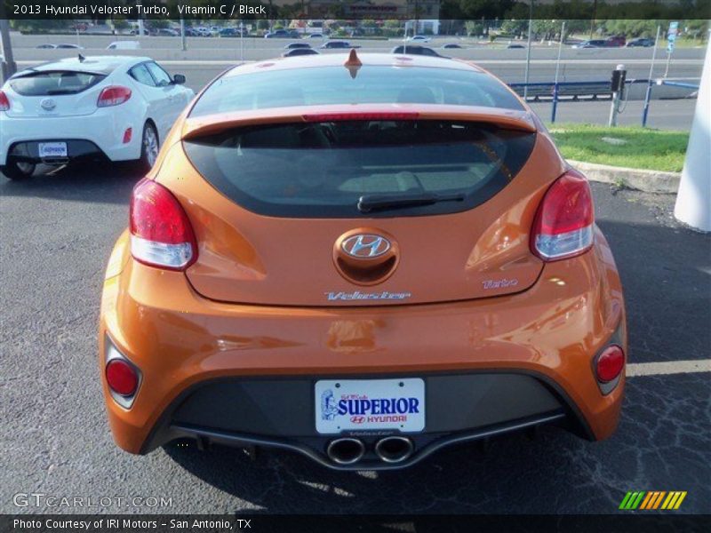 Vitamin C / Black 2013 Hyundai Veloster Turbo