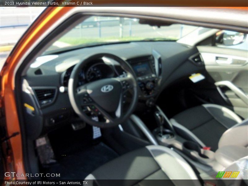 Vitamin C / Black 2013 Hyundai Veloster Turbo