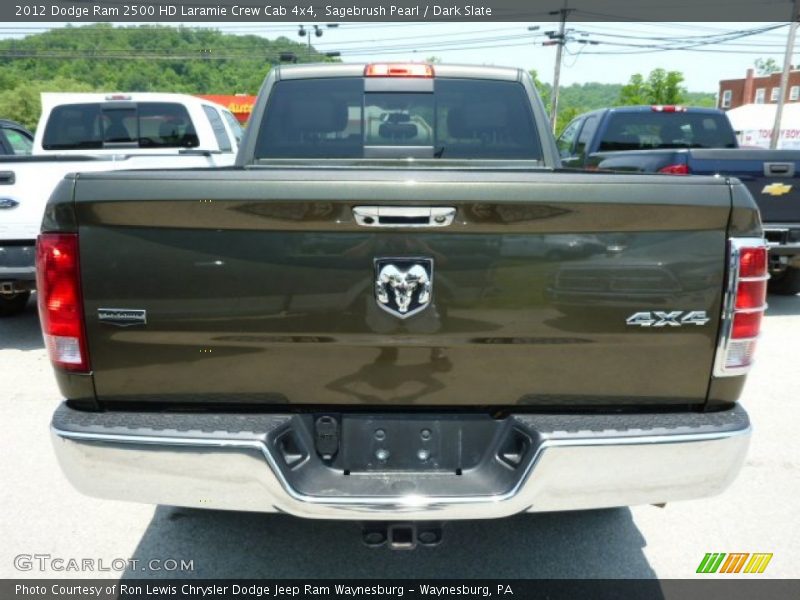 Sagebrush Pearl / Dark Slate 2012 Dodge Ram 2500 HD Laramie Crew Cab 4x4