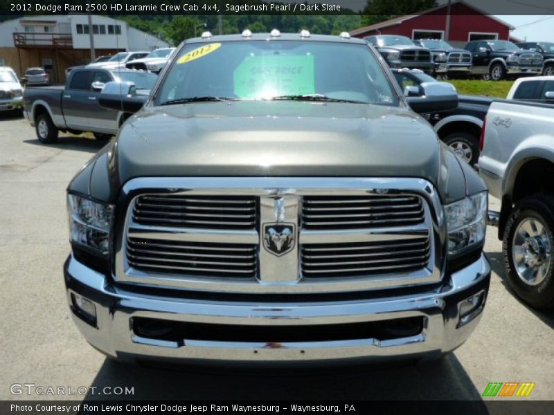 Sagebrush Pearl / Dark Slate 2012 Dodge Ram 2500 HD Laramie Crew Cab 4x4
