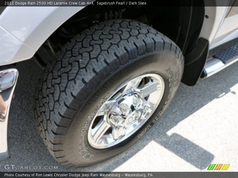 Sagebrush Pearl / Dark Slate 2012 Dodge Ram 2500 HD Laramie Crew Cab 4x4