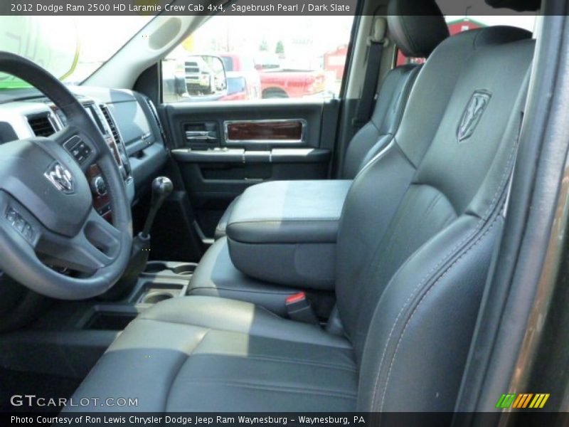 Sagebrush Pearl / Dark Slate 2012 Dodge Ram 2500 HD Laramie Crew Cab 4x4