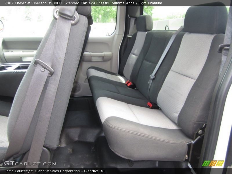 Summit White / Light Titanium 2007 Chevrolet Silverado 3500HD Extended Cab 4x4 Chassis