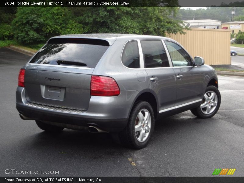 Titanium Metallic / Stone/Steel Grey 2004 Porsche Cayenne Tiptronic