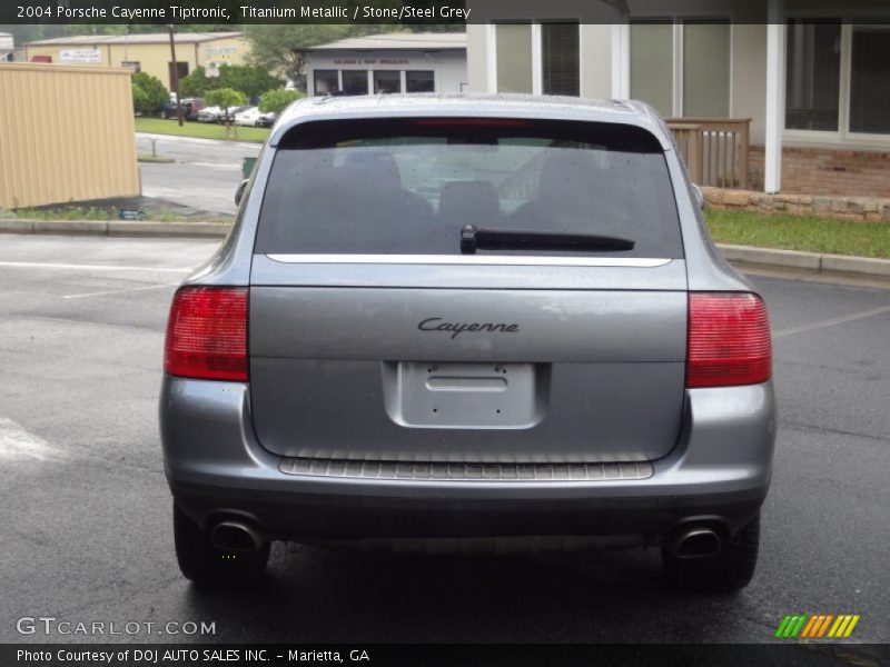 Titanium Metallic / Stone/Steel Grey 2004 Porsche Cayenne Tiptronic