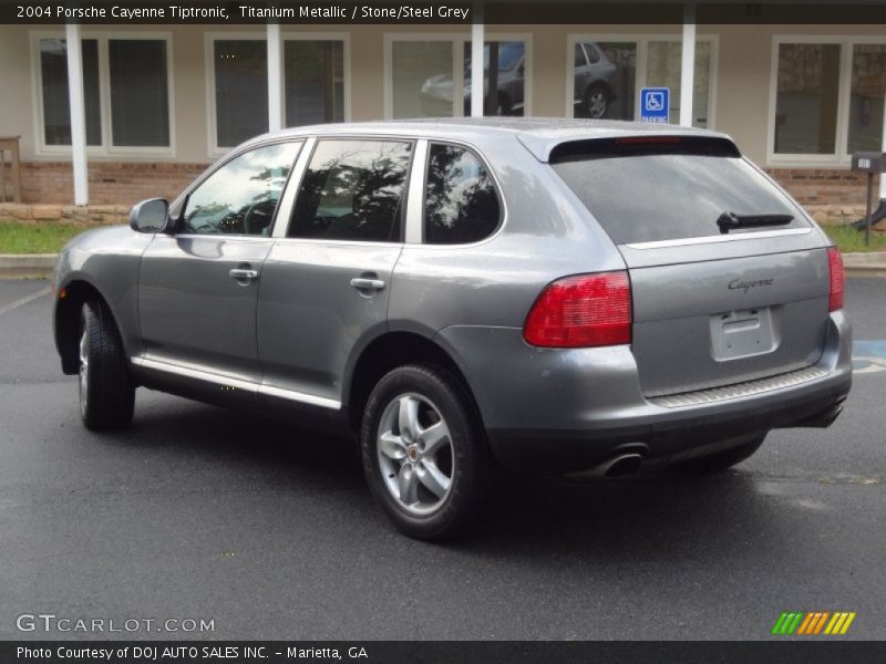 Titanium Metallic / Stone/Steel Grey 2004 Porsche Cayenne Tiptronic