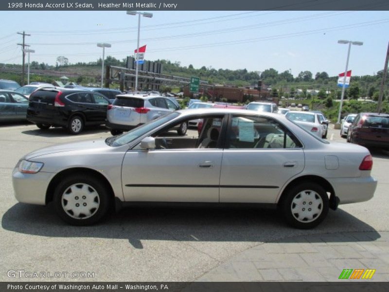 Heather Mist Metallic / Ivory 1998 Honda Accord LX Sedan