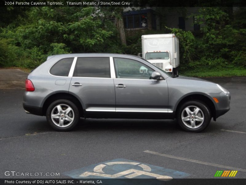 Titanium Metallic / Stone/Steel Grey 2004 Porsche Cayenne Tiptronic