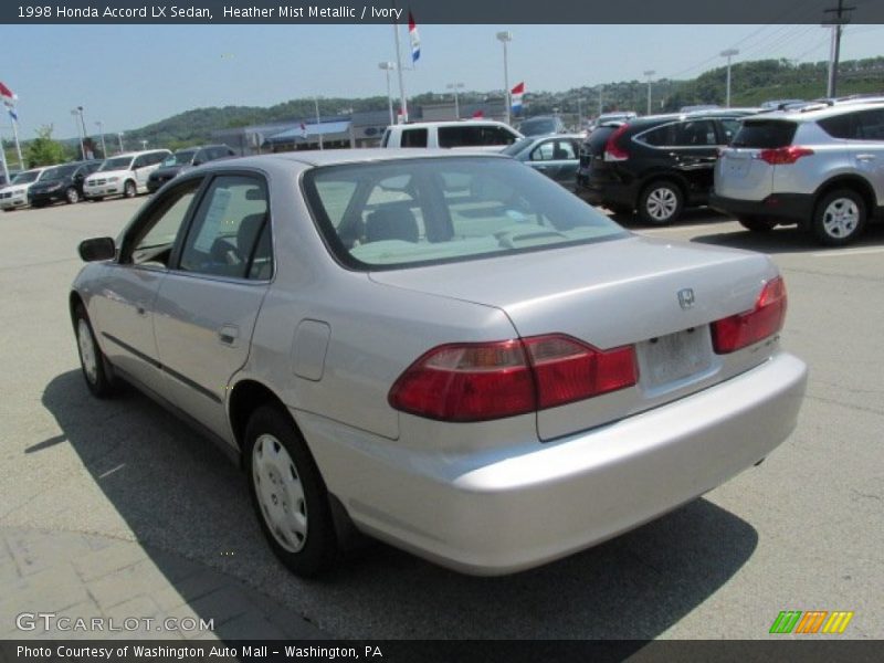 Heather Mist Metallic / Ivory 1998 Honda Accord LX Sedan