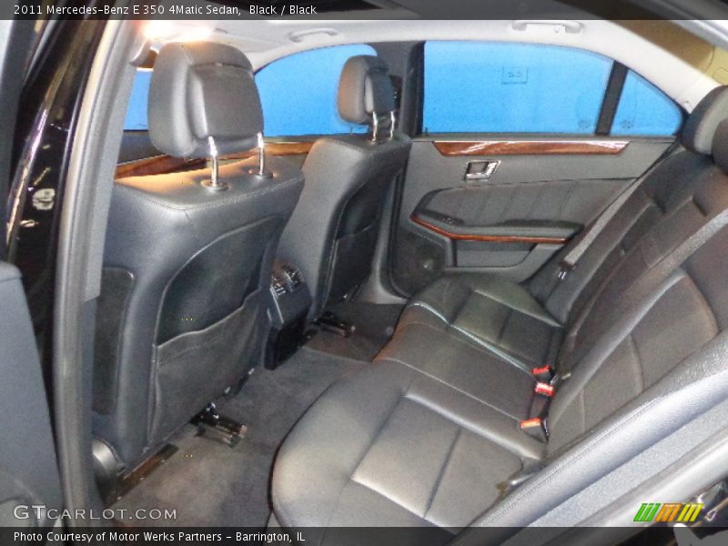 Black / Black 2011 Mercedes-Benz E 350 4Matic Sedan