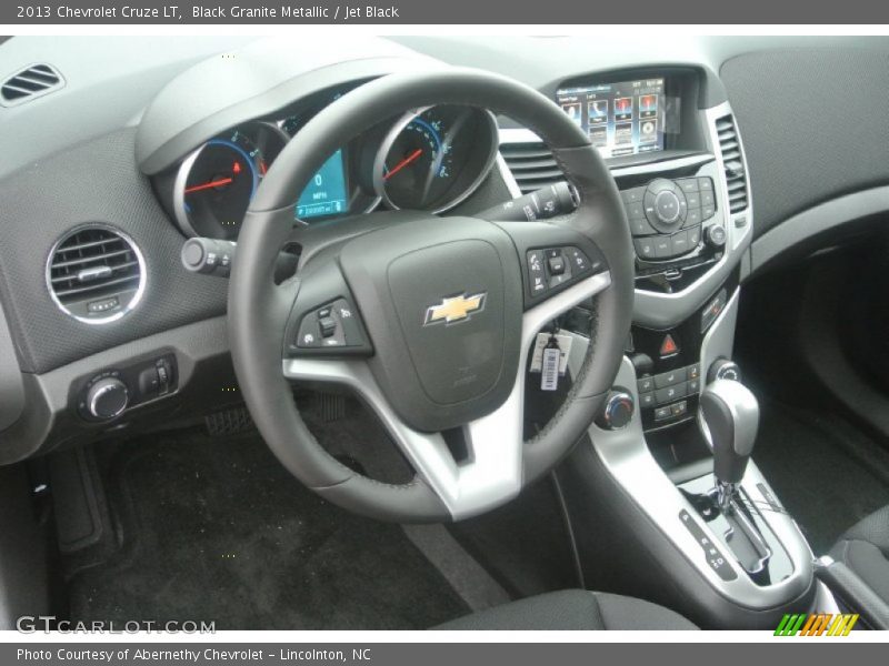 Black Granite Metallic / Jet Black 2013 Chevrolet Cruze LT