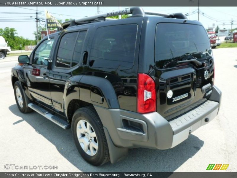 Super Black / Graphite/Steel 2009 Nissan Xterra SE 4x4