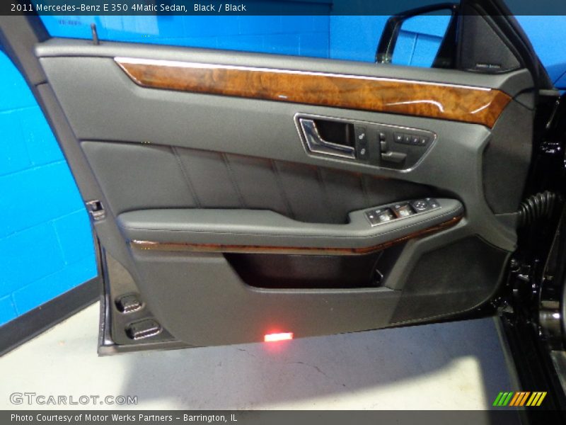 Black / Black 2011 Mercedes-Benz E 350 4Matic Sedan