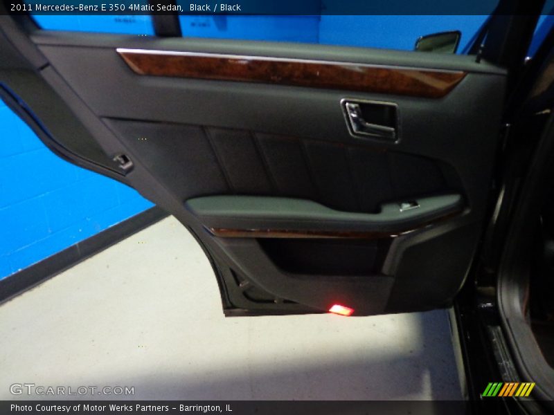 Black / Black 2011 Mercedes-Benz E 350 4Matic Sedan