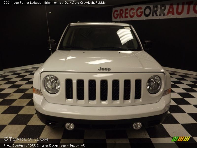 Bright White / Dark Slate Gray/Light Pebble 2014 Jeep Patriot Latitude