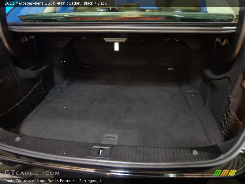 Black / Black 2011 Mercedes-Benz E 350 4Matic Sedan