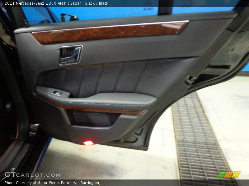 Black / Black 2011 Mercedes-Benz E 350 4Matic Sedan