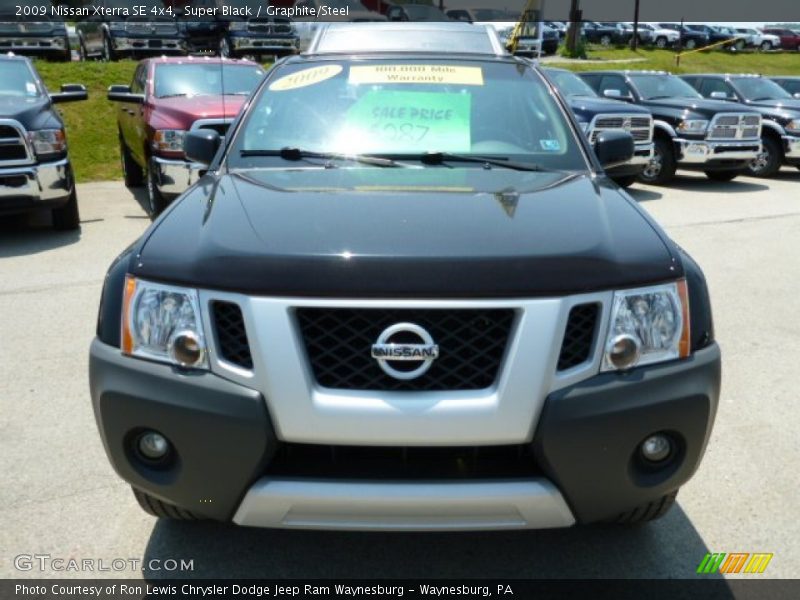 Super Black / Graphite/Steel 2009 Nissan Xterra SE 4x4