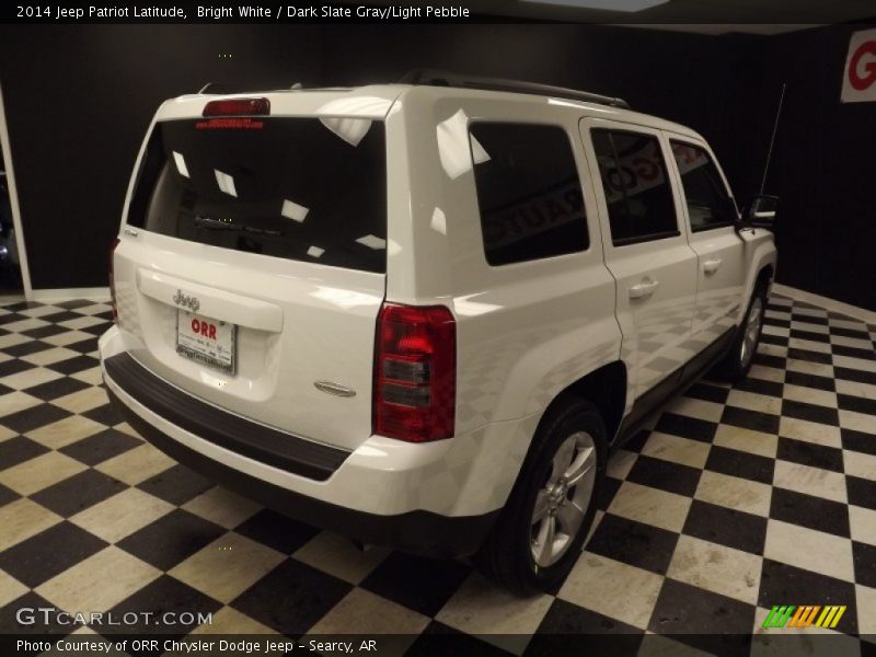 Bright White / Dark Slate Gray/Light Pebble 2014 Jeep Patriot Latitude