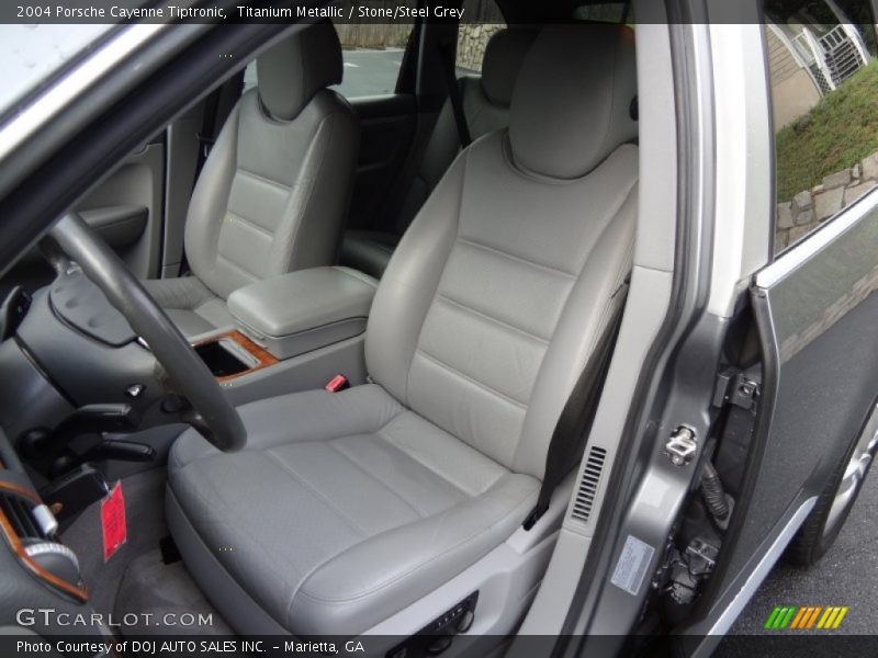 Titanium Metallic / Stone/Steel Grey 2004 Porsche Cayenne Tiptronic