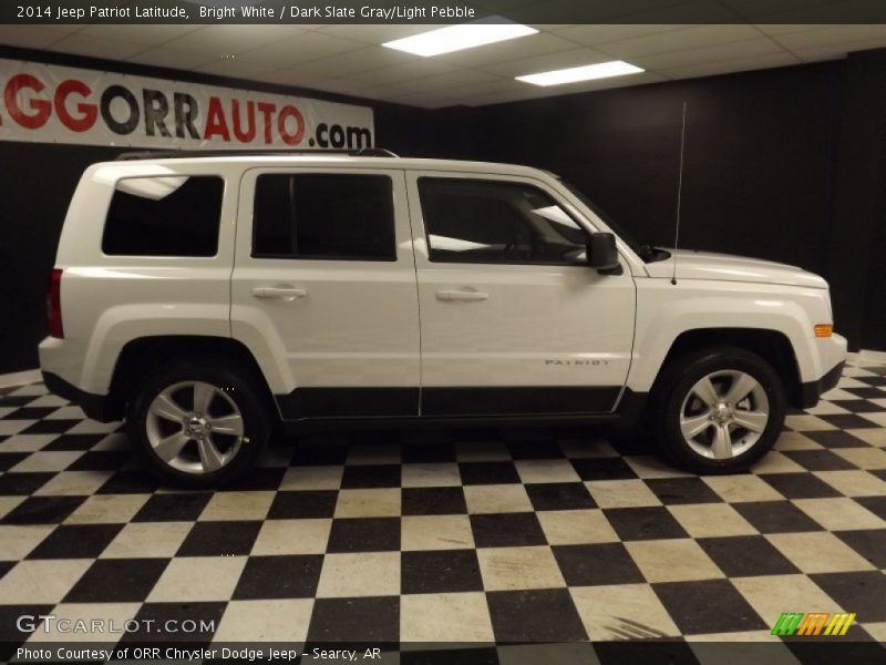 Bright White / Dark Slate Gray/Light Pebble 2014 Jeep Patriot Latitude