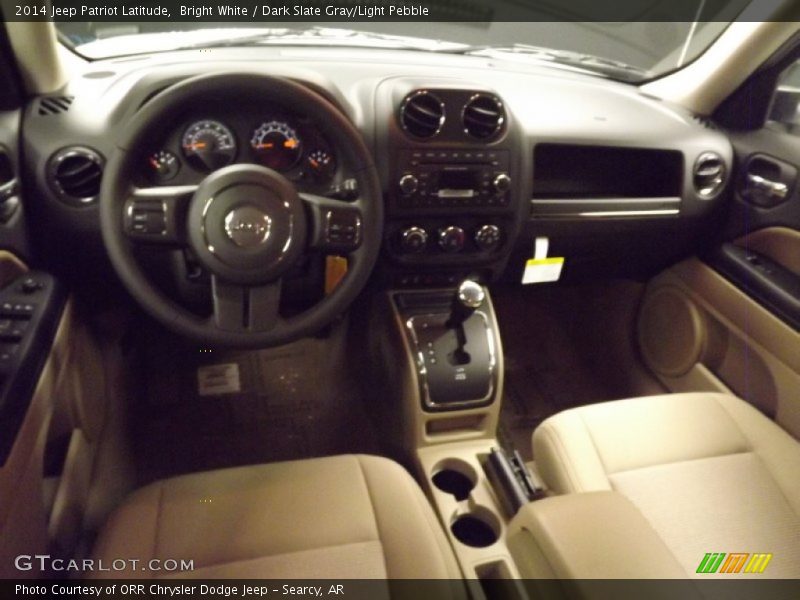 Bright White / Dark Slate Gray/Light Pebble 2014 Jeep Patriot Latitude