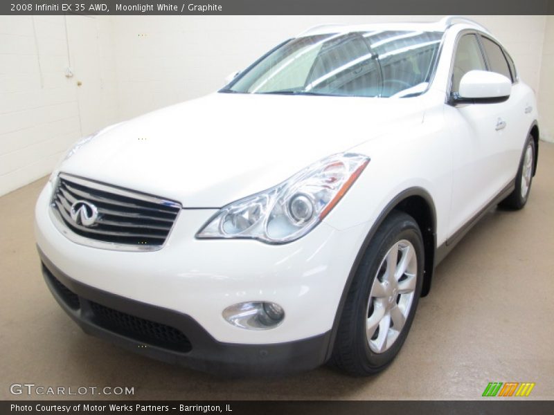 Moonlight White / Graphite 2008 Infiniti EX 35 AWD